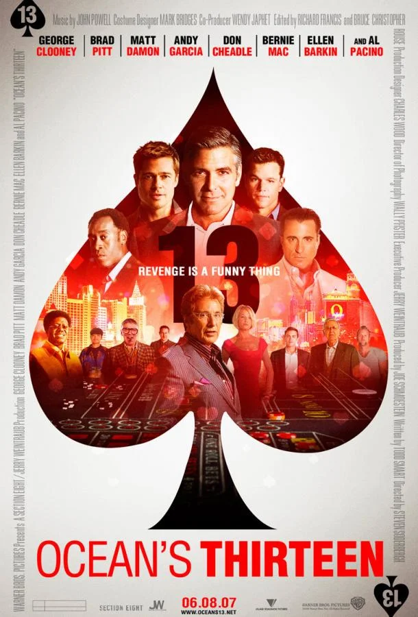 13 друзей Оушена Фильм2007смотреть онлайн бесплатно